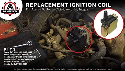 Amazon Com Ignition Coil Replaces 30510 Pt2 006 30500 Paa A01 30510 P73 A01 Compatible With Acura And Honda Vehicles Civic Accord Integra 1 6l 1 8l 2 2l 2 3l Automotive