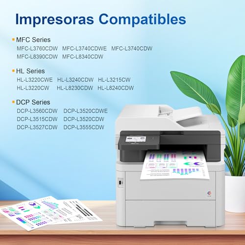 TN248XL TN248 Compatible para Toner Brother DCP-L3560CDW Toner Brother MFC-L3740CDWE DCPL3560CDW HL-L3240CDW HLL3240CDW MFC-L3760CDW TN 248 XL DCP-L3520CDWE MFC-L8390CDW HL-L3220CWE