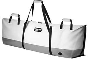 THKFISH Fish Cooler Bag Kill Bag Insulated Fish Bag for Caught Fish, 60x20x9in Waterproof Fish Cooler Bag (Grey-60x20x9)