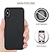 iPhone X Case,Yhzo Aramid Fiber iPhone X case,TPU Anti-Dropping Phone case,Military Standard Protective Lightweight Shell Protective for iPhone X (Black)