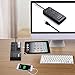 VOTRON 4 Outlet Surge Protector Power Strip with 4 Port Smart USB Charging Station 2500W Universal 100-250V for iPhone iPad Cellphone Samsung Tablet and More(Black,6ft)
