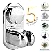 Vacuum Suction Cup Shower HeadHolder Removable Mount Wall Stand Bracket Showerhead, Reusable Adjustable with Adhesive Sucking Disc for Bathroom