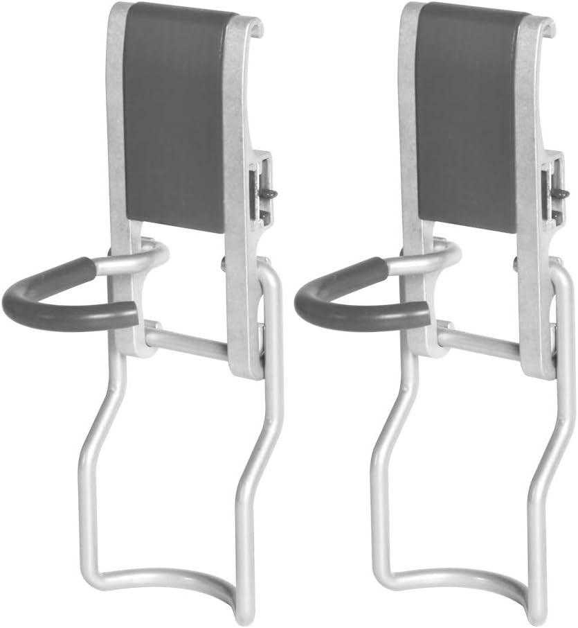 WINSOON Garage Storage System Organization Rail Hook Vertical Bike Rack Hooks, 2 Pack