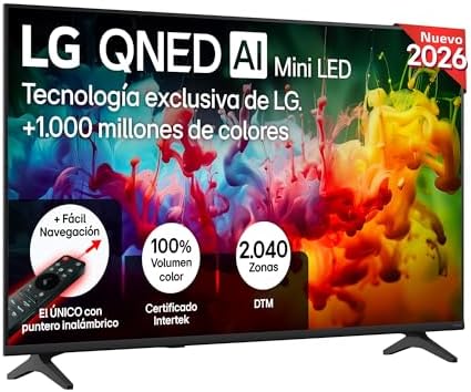 50QNED70B6C - Smart TV QNED MiniLED AI 50" 4K Sin Reflejos 94%, 2026
