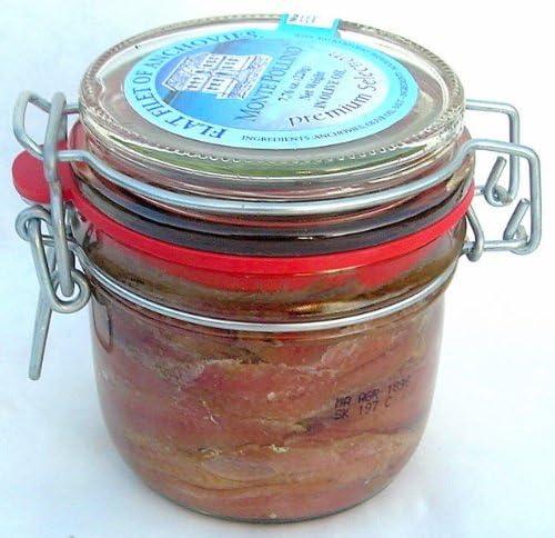 Anchovies Monte Pollino (2 Pack) 220g Glass Jar From Morocco