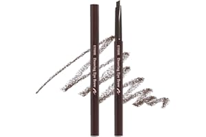 ETUDE Drawing Eye Brow, Eyebrow Pencil, Microblading, Long Lasting, Soft Textured Natural Daily Look, Korean Makeup, Beauty, Dark Brown (0.008 Ounce)