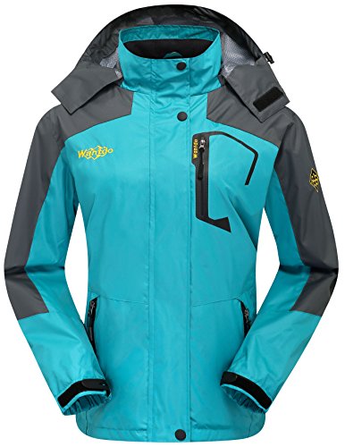 Wantdo women s hooded breathable soft jacket water resi…