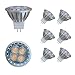 ALIDE MR11 GU4 Led Bulbs,Replace 20W 35W Halogen Equivalent,2700K Soft Warm White,12V MR11 LED 3W Low Voltage Bulb Spotlight for Outdoor Landscape Track Lighting,Not Dimmable,250lm,30 Deg,6 Pack