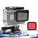 Makit Waterproof Housing 45M Underwater Dive Case Cover For GoPro Hero 6/5 GoPro HERO (2018) (With Red Filter As A Gift)