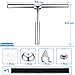 Shower Squeegees Wall Mount Stainless Steel Glass Window Wiper Car Window