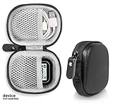 CaseSack Golf Course GPS Case Compatible with GolfBuddy Voice, Voice 2, Bushnell NeoGhost, Garmin 010-01959-00 Approach G10, Mesh Pouches in Both lid and Base for GPS and Cable separatedly