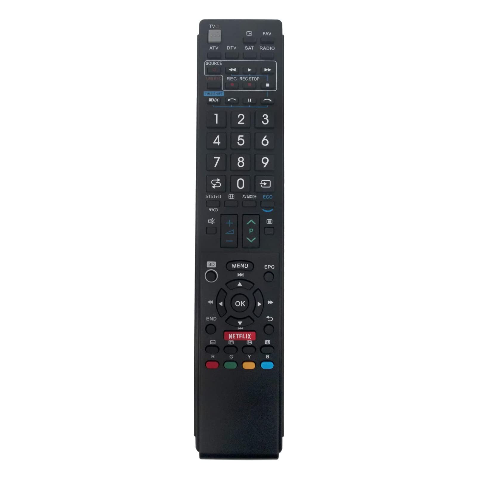 VINABTY GB058WJSA GA983WJSA GA902WJSA GB005WJSA sub GA903WJSA Replacement Remote Compatible with TV LC-60LE636E BDAMS20 BD-AMS20 LC60C7450 LC-60C7450 LC60C7450U LC-60C7450U LC60C8470U