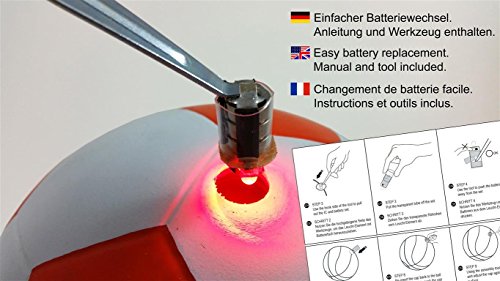 NIGHTMATCH-Balon-de-futbol-LED--Tamano-oficial-5--Juego-completo--2-LED-activados-por-sensor-para-diversion-en-la-oscuridad--Ideal-para-pequenos-y-grandes--pelota-luminosa-para-ninos--futbol-luminoso