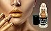 2 COLOR BUNDLE OF PURE MINERAL FACE AND BODY GLITTER - INCLUDES BOTH GOLD AND PURPLE SHIMMERS - Set of two ultra fine pure mineral glitter bottles to use as highlighter, lipstick or eye shadow toppers