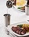 Eekay Wares Drip-Free Hot & Cold, Borosilicate 50 OZ Glass Carafe with Stainless Steel Flip Top Lid Great for decanting , serving wine, Beverage Pitcher