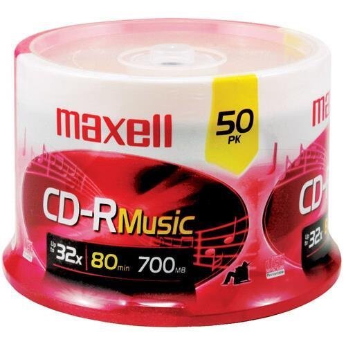 Maxell 625156 CD-R 80 MUSIC 50 PACK
