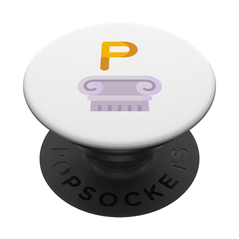 Greek Alphabet Rho PopSockets Swappable PopGrip