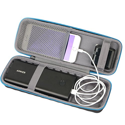 For Anker PowerCore 26800 Portable Charger 26800mAh External Battery Power Bank Hard Case by Baval. Fits USB Calbe,Wall Charger and Car Charger