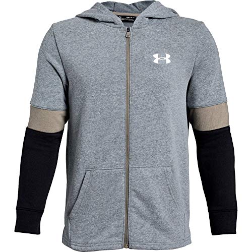 Under Armour Rival Terry sudadera con cremallera completa para niños