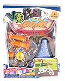 Volta Super Speed Style Bicycle Decorations & Accessories – Compatible with Nearly All Bikes – Includes Spoke Beads, Stickers, Seat Cover, Bell, Flag, Mirrors, and More – 45 Pieces