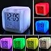 CooCu Colour Change Glowing LED Alarm Clock display Time , Data , Week ,Temperature and Sleeping
