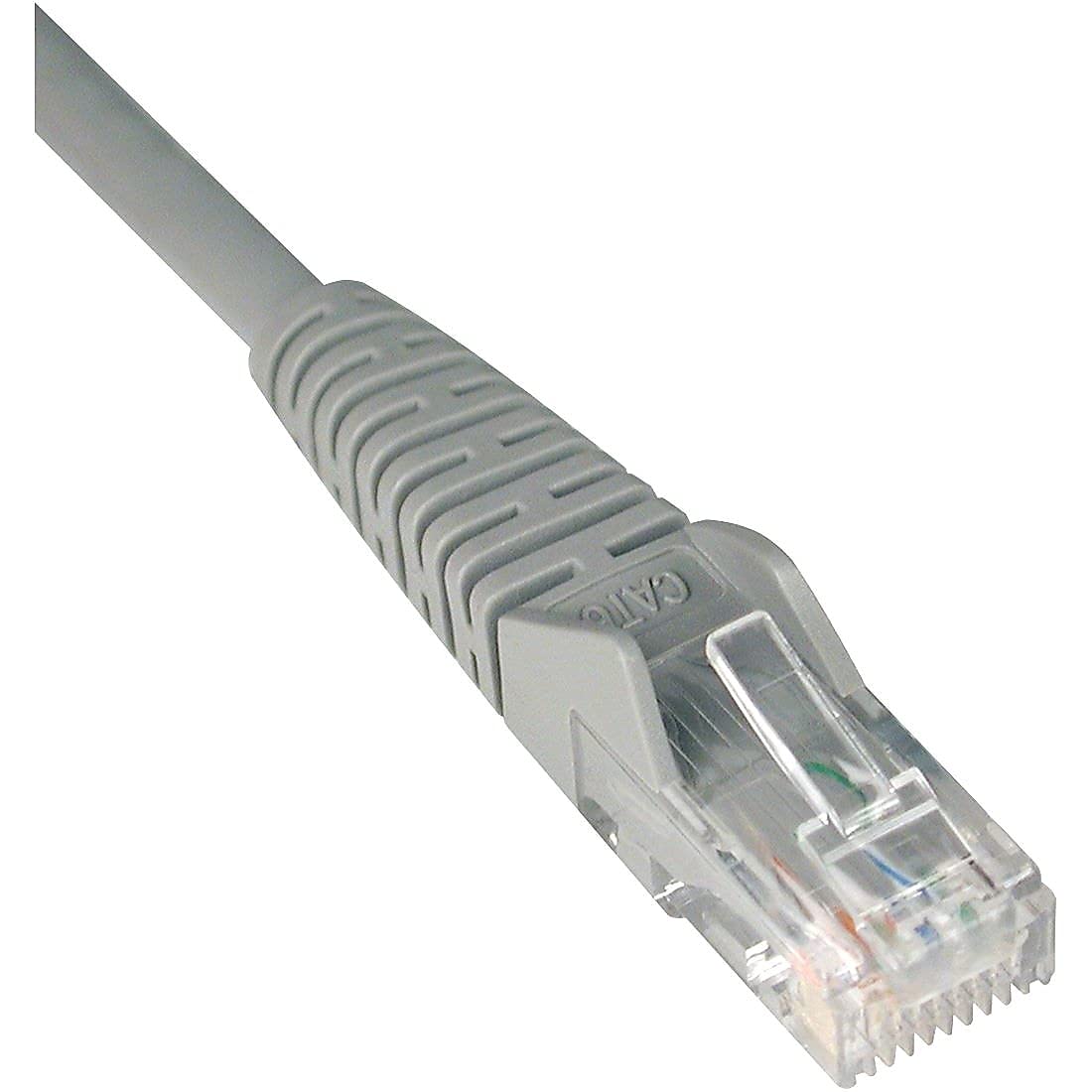 Tripp Lite Cat6 Gigabit Snagless Molded UTP Patch Cable RJ45 M/M Grey, 0.91 m (N201-003-GY)