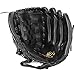 ADiPROD PU Leather Left Hand Baseball Glove, Large (12.5) - Black