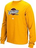 NBA Cleveland Cavaliers Men's Full Primary Logo Long Sleeve Tee, XX-Large, Gold