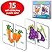 The Learning Journey: My First Match It - Things I Eat - 15 Self-Correcting Food Themed Image Matching Puzzles