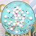 Super Soft Fluffy Putty Crunchy Foam Beads Slime - E-SCENERY Floam Slime Stress Relief Toy Scented Sludge Toy for Kids and Adults (Blue)
