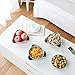 Astra Gourmet Double Dish Nut Pistachio Pedestal Snack Dish Olive Nut Server Serving Bowl, Blue