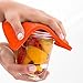Premium Silicone Pot Holders for Kitchen - Easy to Clean Trivets for Hot Pots and Pans - This Kitchen Tool Works Well as Silicone Trivet, Hot Pads for Oven, Potholders (7x7 in, Orange, 1 Pair)
