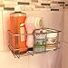 iPEGTOP Suction Cup Deep Shower Caddy Bath Organizer Wall Shelf for Large Shampoo Gel Holder Bathroom Accessories Storage -Rustproof 304 Stainless Steel, 2-Pack