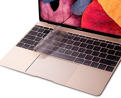 Colel Premium Ultra Thin Clear Keyboard Protector Cover Skin for MacBook 12" &amp; New MacBook Pro 13-Inch 2016 without Touch Bar Model A1708 (2016) US Layout