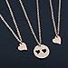 Zuo Bao Mother and Daughters Necklace Set- Mom and Daughter Jewelry- Gift for Mom- Mother's Day Gift (Rose Gold-2 daughter)