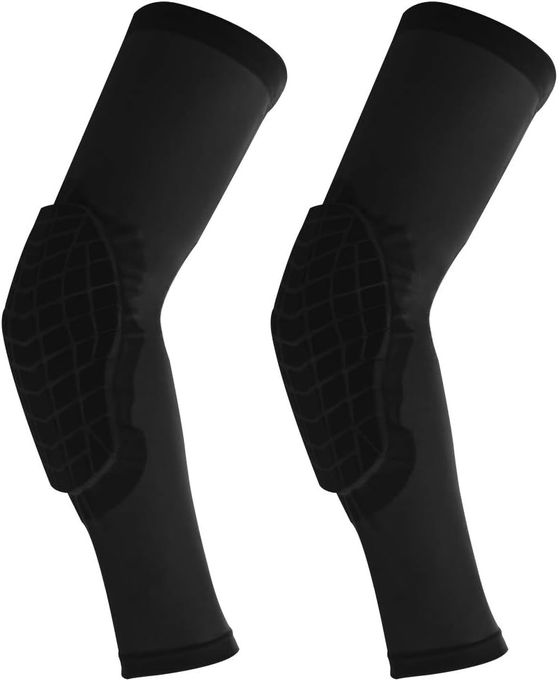 Cantop Knee Pads and Elbow Pads for 1 Pair Basketball Football Volleyball Leg Sleeve Kneepad Padded Support Knee Brace Shin Guards for Girls Boys Kids Men Women