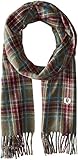 Fred Perry Men's Stewart Tartan Scarf, Iris Leaf, One Size