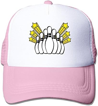 Printing Adult Unisex Bowling 100% Nylon Mesh Caps One Size Fits Most Adjustable Baseball Hat
