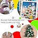 Apipi 450 Pieces (120g) Christmas Wooden Buttons - Christmas Color and Style Sewing Button with 2 Holes for Sewing Scrapbooking,Christmas DIY Craft Decoration
