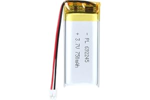 YTKavq 3.7V 750mAh Battery 692245 Lithium Polymer Ion Rechargeable Li-ion Li-Po Battery with 2P PH 2.0mm Pitch Connector