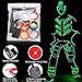 ZITRADES EL Wire Kit 9ft, Portable Neon Lights for Parties, Halloween, Blacklight Run, DIY Decoration (8 Pack, Each of 9ft, Red, Green, Pink, Lemon Green, Blue, White, Yellow, Orange)