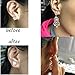 Hadskiss Earring Lifters, Adjustable Ear Lifters, Safety Drooping Earring Backs Jewelry Making Fit All Post Earrings, 6 Pair 18K Gold Plated