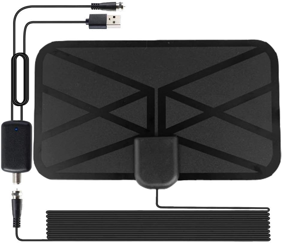 Indoor Tv Antenne Internet Mit Verstarker Dvb T2 Hd Amazon De Elektronik