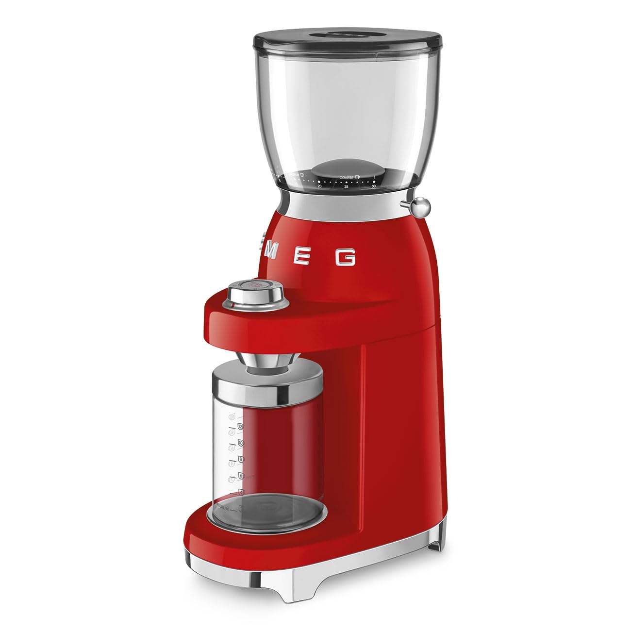 Smeg Moulin À Café 350G 150W Rouge - Cgf01Rdeu
