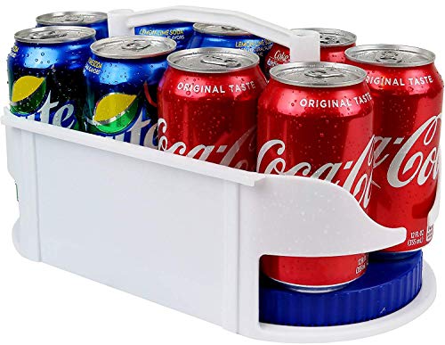 Samincom (1 Piece) Rotating drinks frame–Soda Can Holder Dispenser and Organizer for Refrigerator and Cabinet - Thumbnail 3