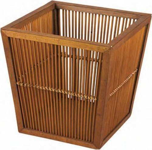 Household Essentials Whitney Designs WDML-6223 Square Bamboo Basket