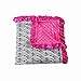 Black White Small Zebra Hot Pink Dots Minky Baby Blanket