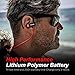 Bluetooth Headphone, TRINIDa IPX7 Waterproof Sport Wireless Headset for Running, Best in Ear Earbuds HiFi Stereo with Mic 8 Hours Playback Gym Workout Passive Noise Cancel Wireless Earphones