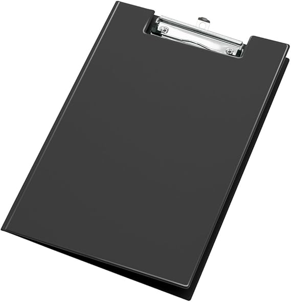 Veloflex 4804080 Clipboard A4 with Cover Plastic and Metal Clamp Holder Black Amazon.co.uk