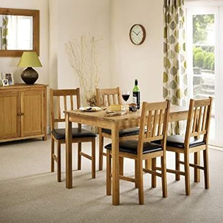 Flexible Solid Oak Extending Tables Oak Dining Extensible Table Small Rustic 90 X 90 120 150cm Amazon Co Uk Kitchen Home